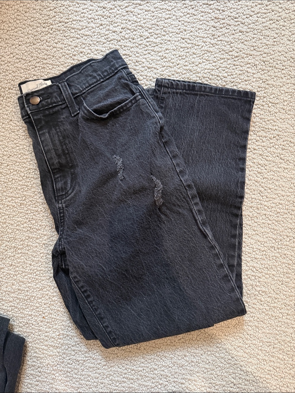 Bundle/3 pairs of Universal Thread Black & Distressed Straight-Leg Jeans